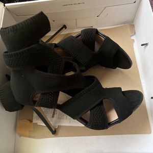 Black stilettos